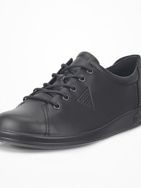 ECCO Soft 2.0 Tie Women's Leather Sneaker Loafer Hybrid - All-Day Comfort 8 / 39
